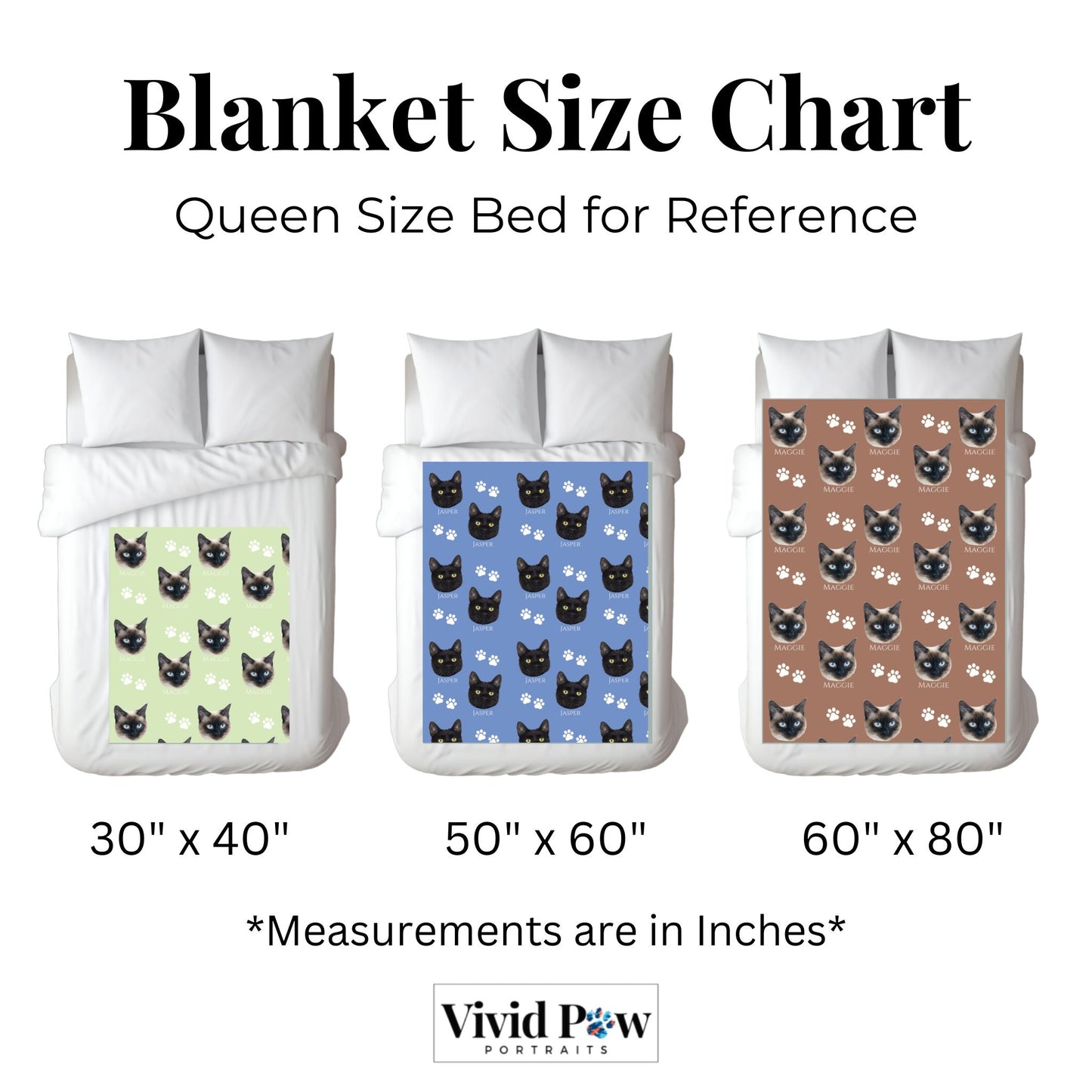 Purr-sonalized Cat Photo Blanket