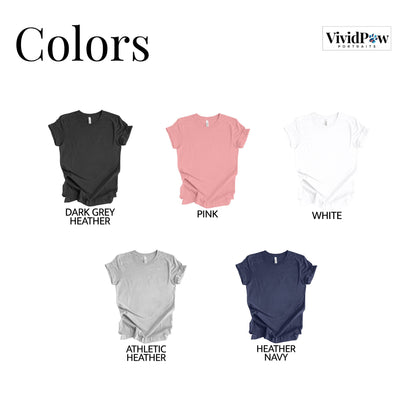 color choices for bright retro vibes custom pet parent shirt